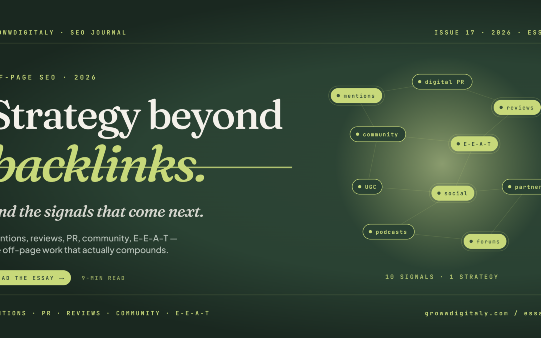 Off-Page SEO: Strategy beyond backlinks