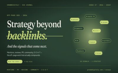 Off-Page SEO: Strategy beyond backlinks