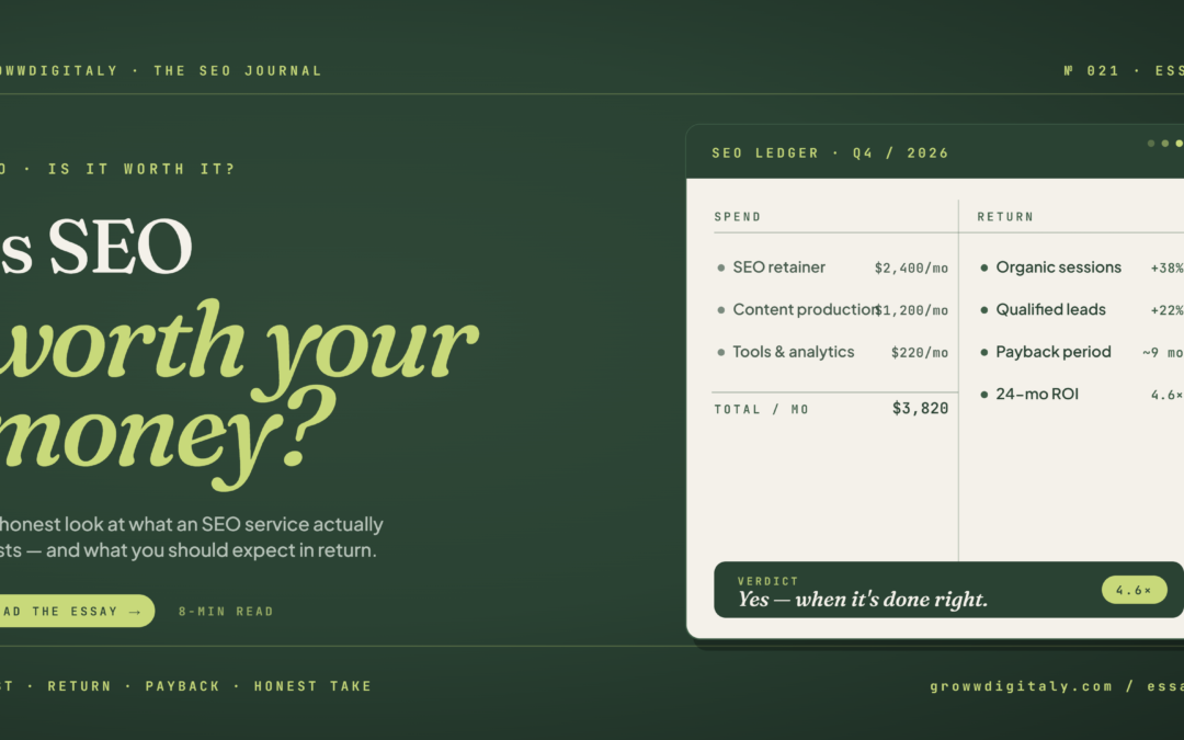 Is Search Engine Optimisation service worth your money?
