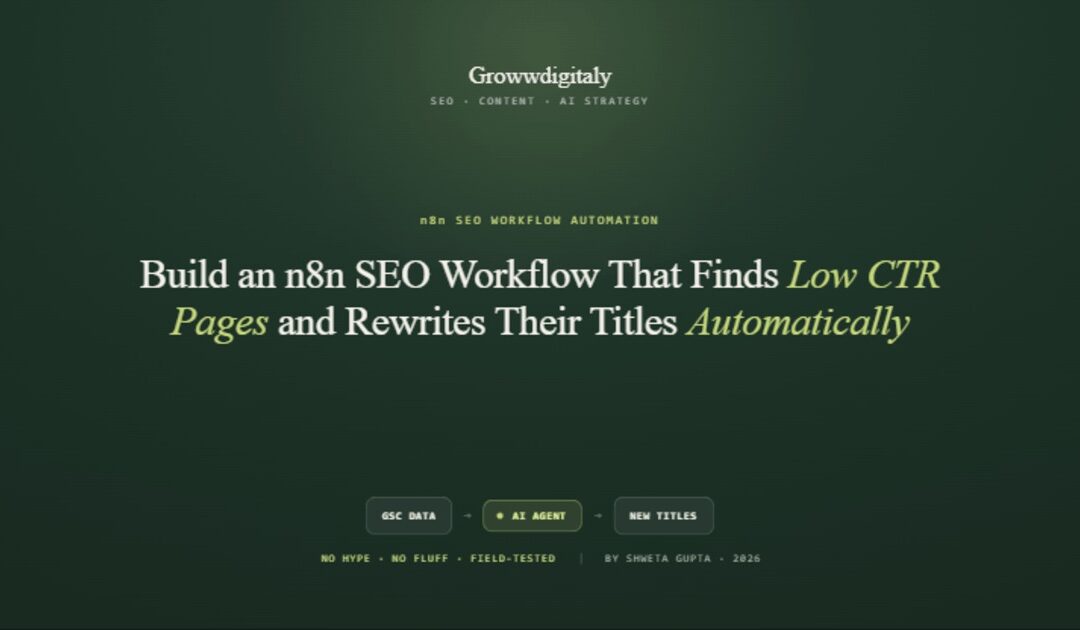 featured image n8n seo workflow