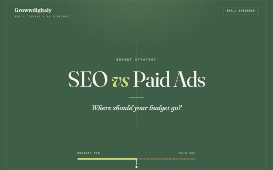 seo vs paid ads diffrence